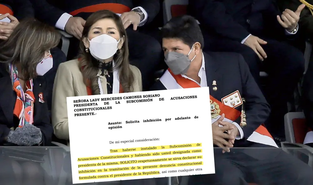Lady Camones Pedro Castillo Foto: composición La República