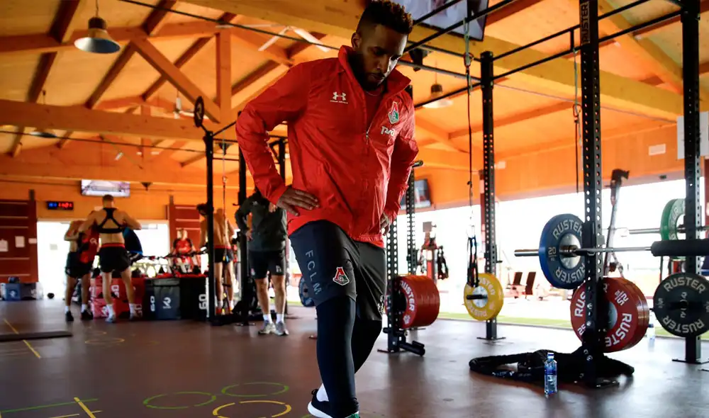 Jefferson Farfán ya se encuentra entrenando con su equipo en Marbella. Foto: Lokomotiv Jefferson Farfán ya se encuentra entrenando con su equipo en Marbella. Foto: Lokomotiv
