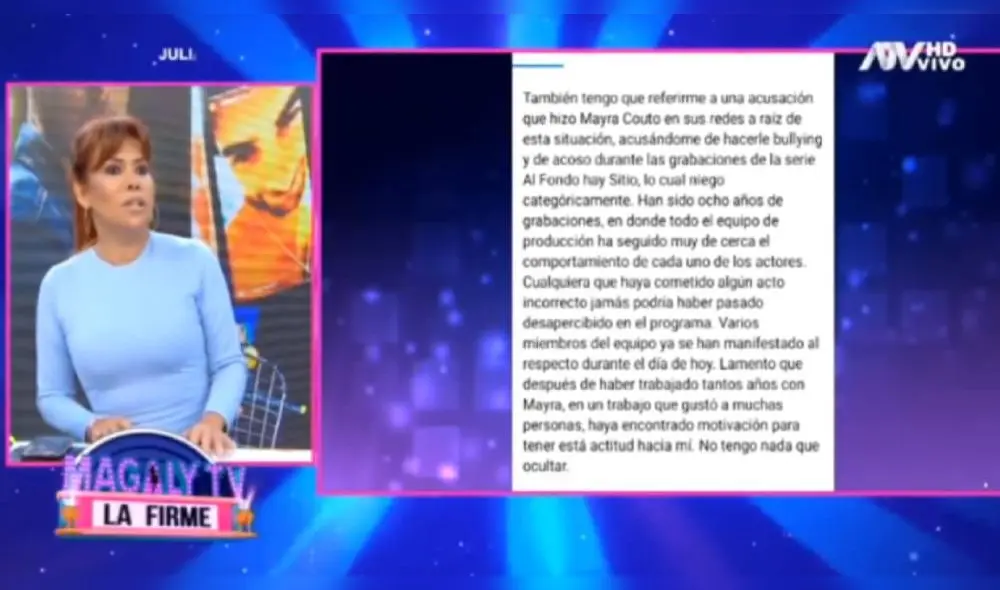 Magaly Medina contra Mónica Sánchez