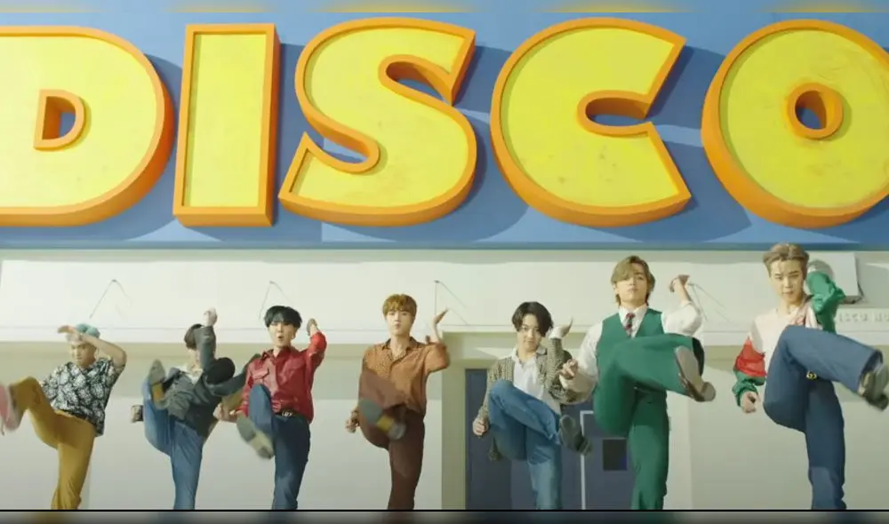 Desliza para ver más fotos de BTS en el teaser del MV "Dynamite". Créditos: Big Hit Entertainment.