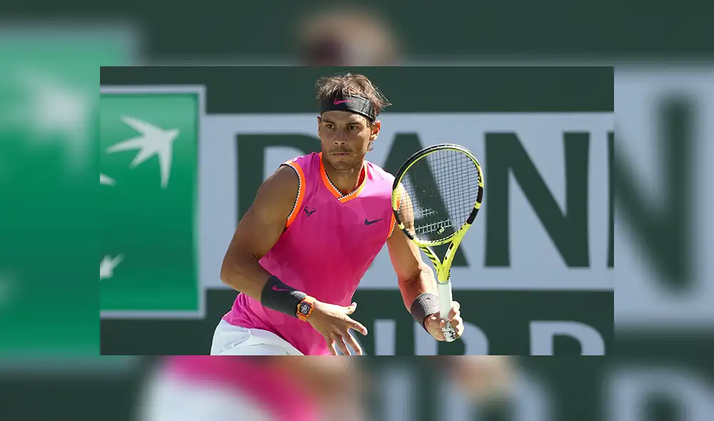 'Rafa' Nadal abandona por lesión y Federer es declarado finalista del Indian Wells