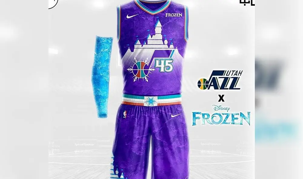 NBA: las camisetas de los equipos inspirados en personajes de Disney. Foto: Slam Studios