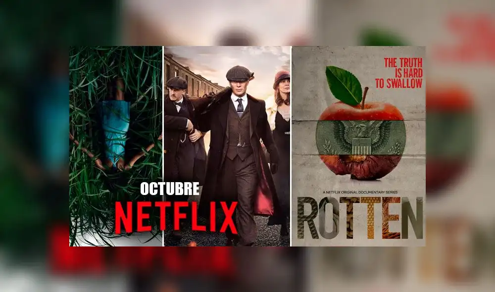 Netflix lanza sus estrenos para la primera semana de octubre. Créditos: Composición Netflix lanza sus estrenos para la primera semana de octubre. Créditos: Composición