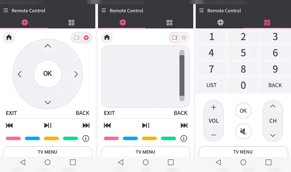 Smartphone Android Control Remoto TV Smartphone Android Control Remoto TV