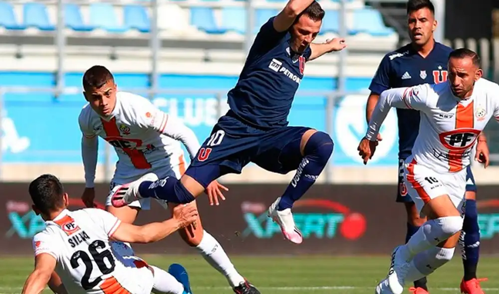 Cobresal vence a la U de Chile por la Primera División de Chile. Foto: BioBioChile/Twitter. Cobresal vence a la U de Chile por la Primera División de Chile. Foto: BioBioChile/Twitter.