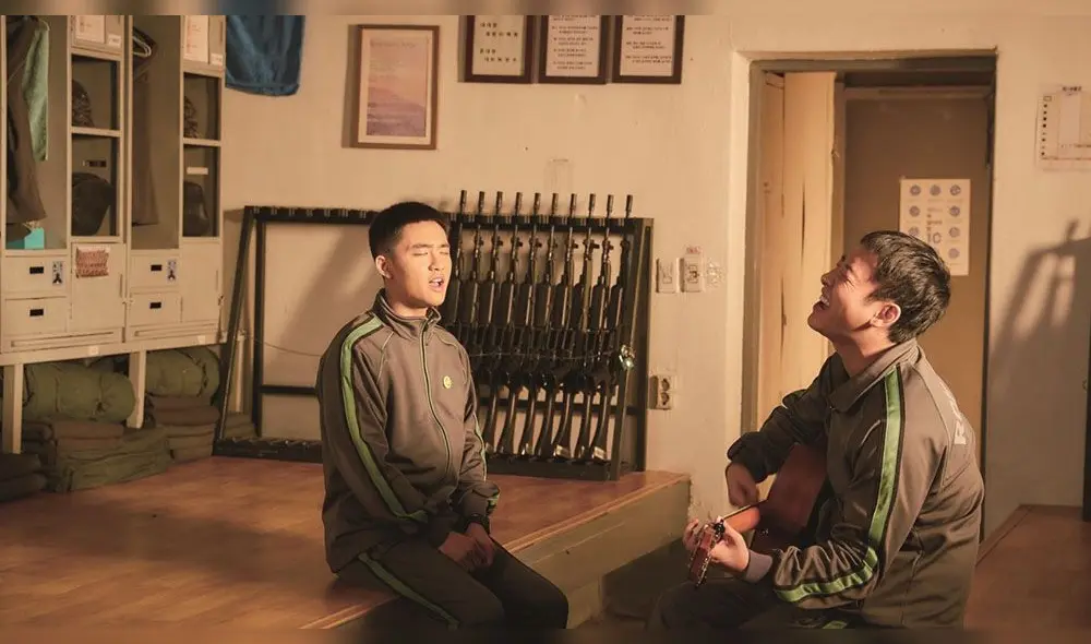 Kyungsoo en la saga Along with the gods, que fue un éxito de taquilla en Corea del Sur.