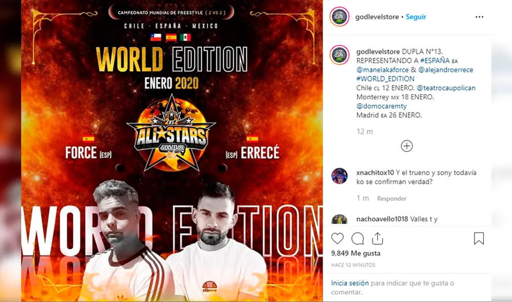 God Level 2020: Force y Errecé conforman nueva dupla para España