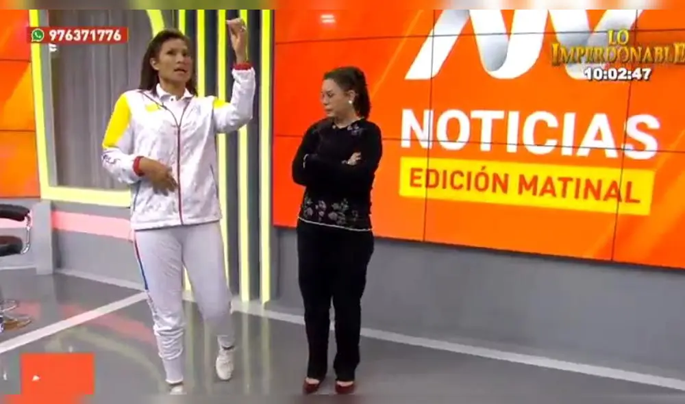 Cecilia Tait “humilla” a Milagros Leiva al darle clases de vóley