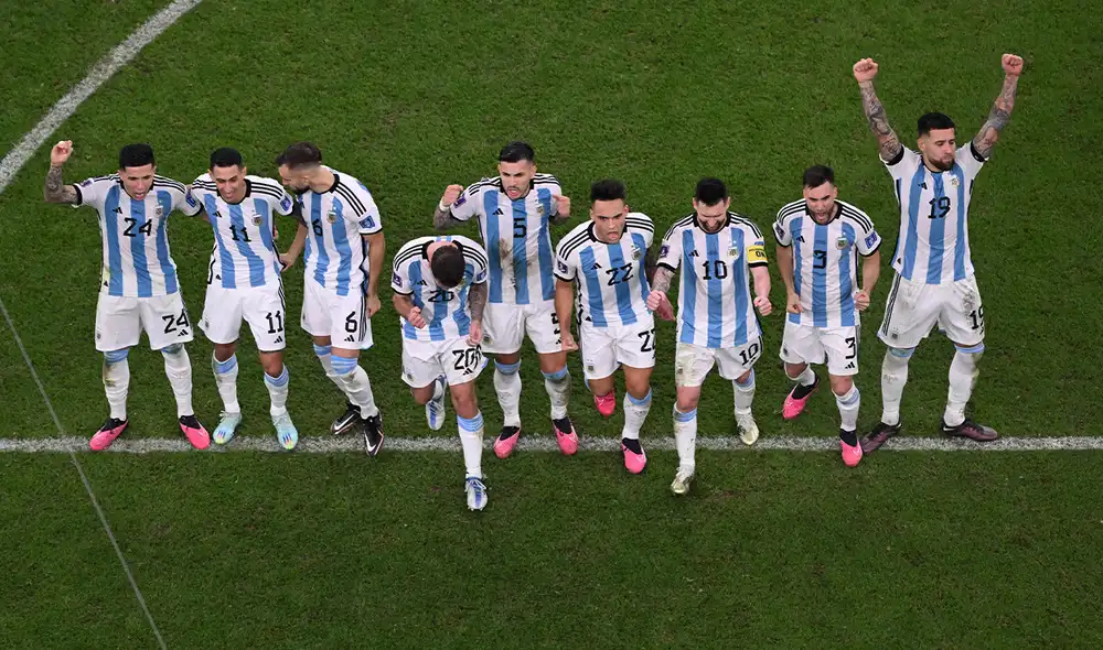 Argentina podría llegar a otra final de una Copa del Mundo después de ocho años. Foto: AFP