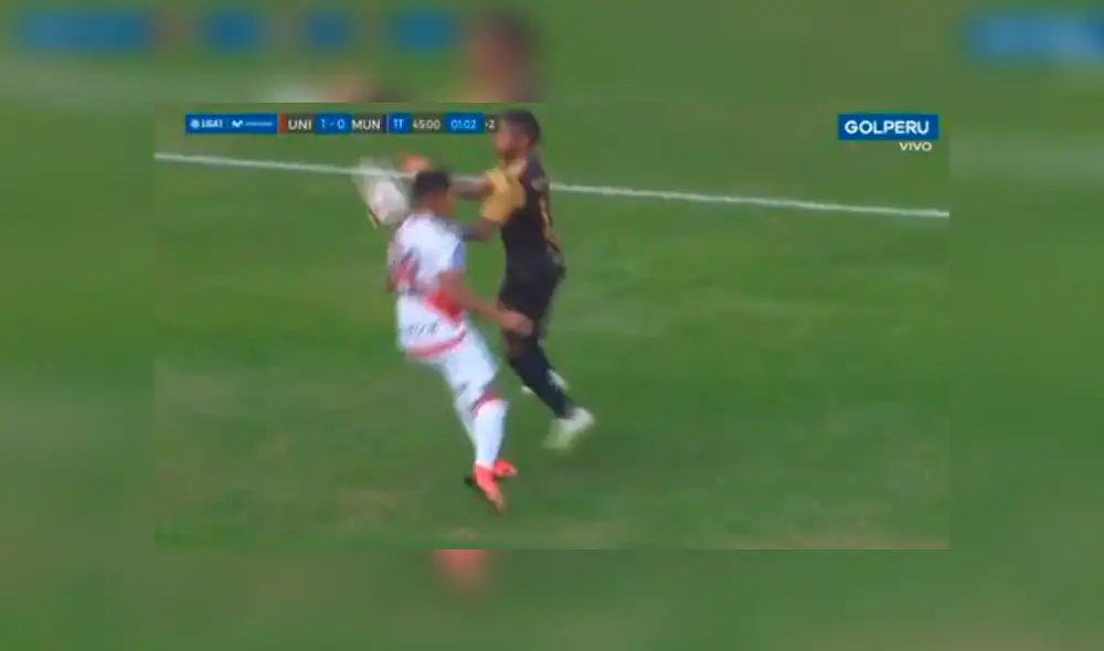 Universitario vs. Deportivo Municipal: El penal fantasma que cobró Diego Haro [VIDEO]