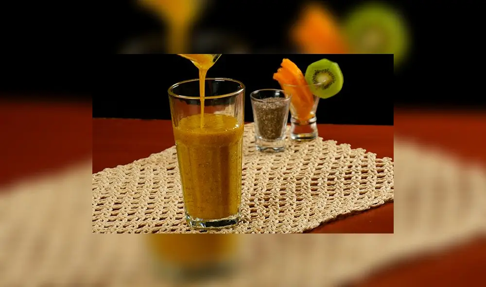 Jugo Detox de Chía, Kiwi y Mango