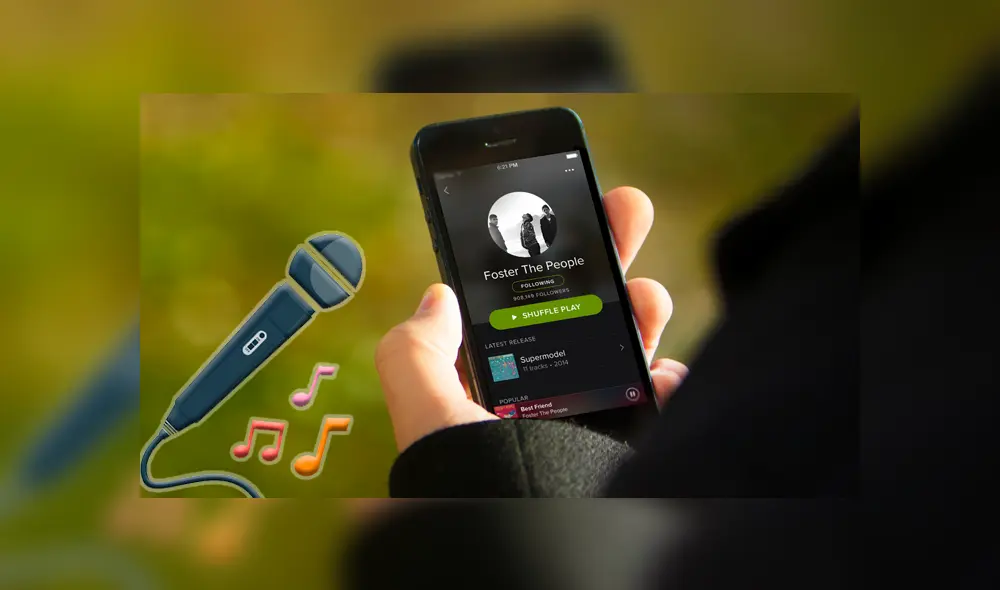 El 'modo karaoke' de Spotify se encuentra en desarrollo. Foto: Composición La República.