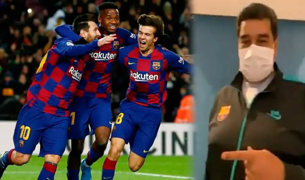 El dirigente venezolano expresó en más de una oportunidad su admiración por el FC Barcelona y en especial por el argentino Lionel Messi.