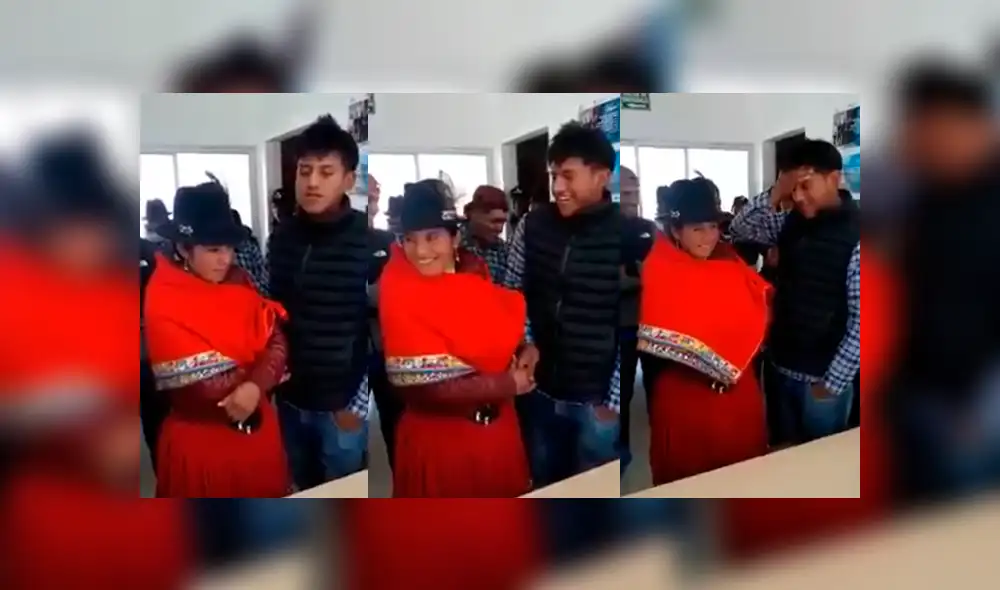 Facebook viral: Recién casados tiene vergüenza de besarse el día de su matrimonio [VIDEO]