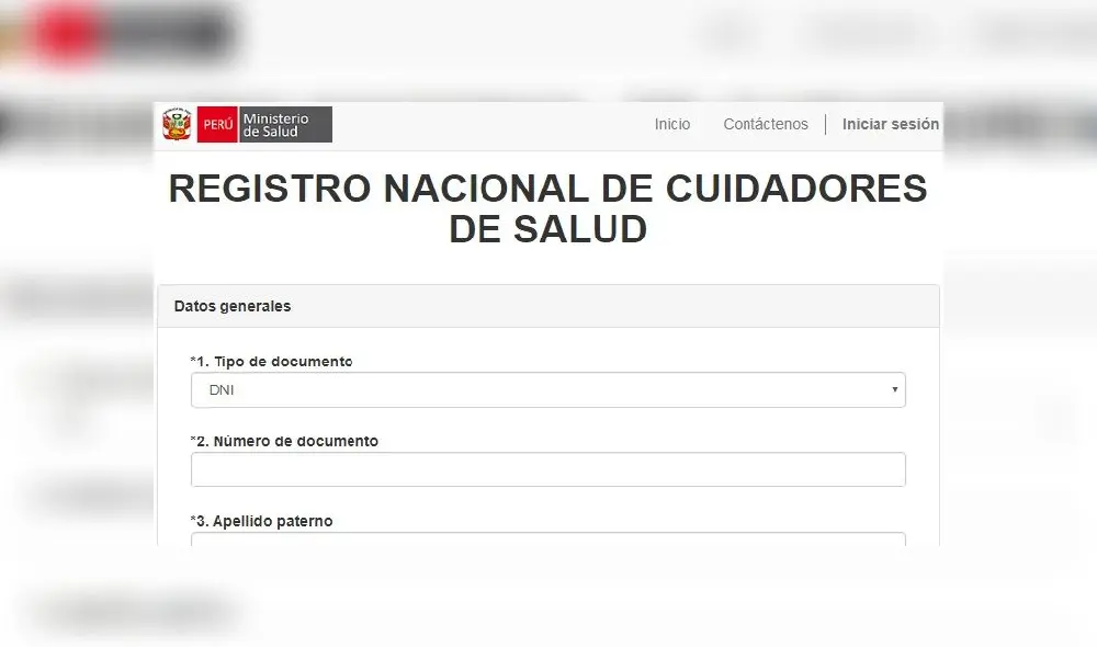 Minsa Cuidadores de la salud Minsa Cuidadores de la salud