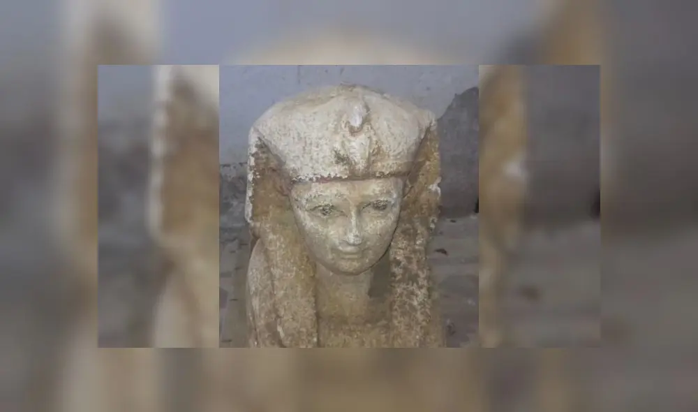La estatua fue encontrada en buenas condiciones. Foto: Ministerio de Antigüedades de Egipto. La estatua fue encontrada en buenas condiciones. Foto: Ministerio de Antigüedades de Egipto.