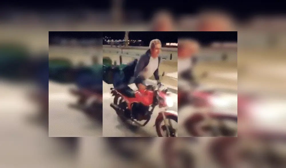 YouTube viral: Anciano sufre brutal accidente por presumir acrobacias en moto [VIDEO] 