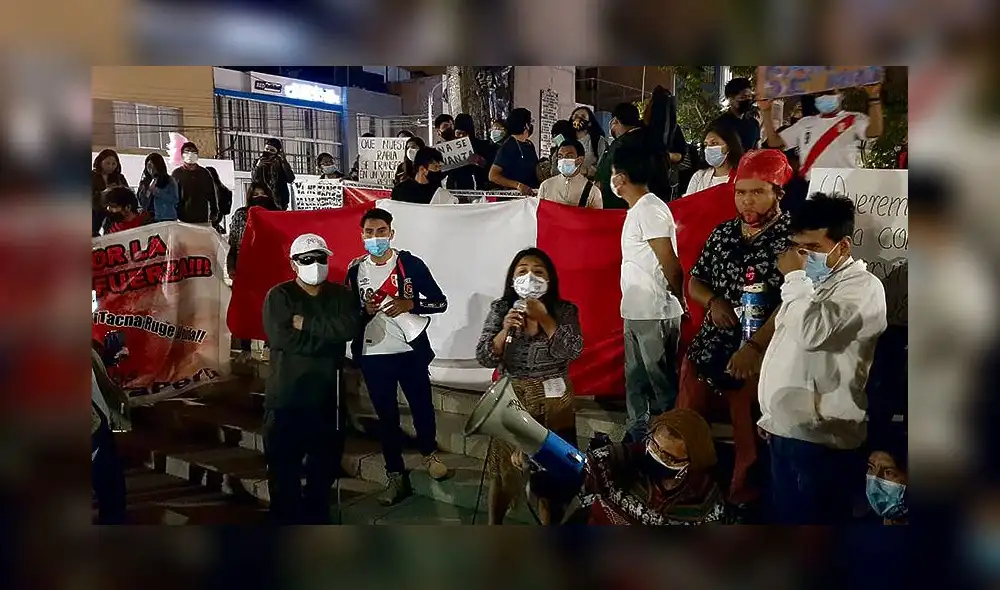 En Tacna, en desacuerdo. En Tacna, en desacuerdo.