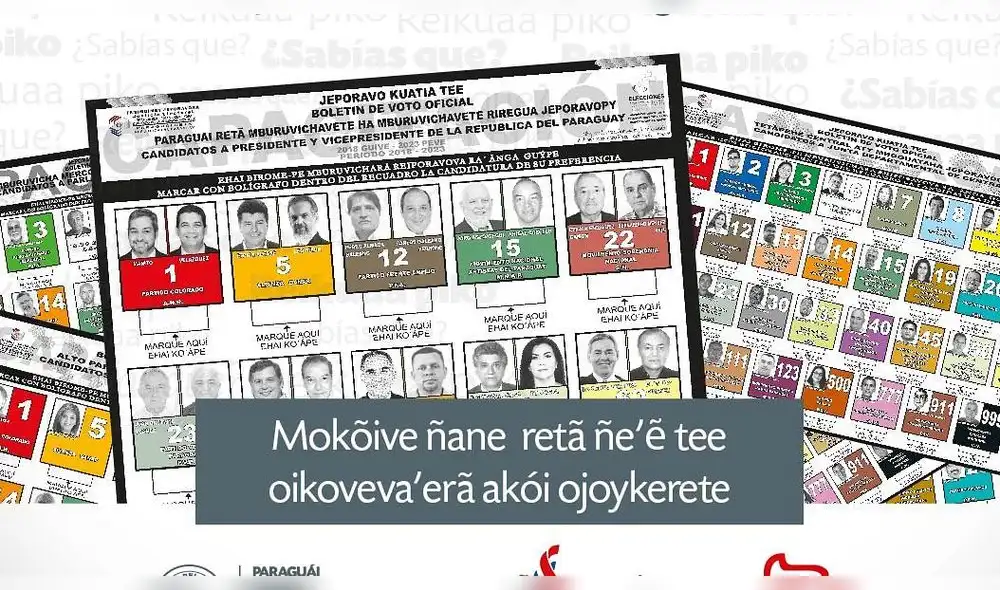 Paraguay utilizará cédulas escritas en guaraní en sus elecciones presidenciales