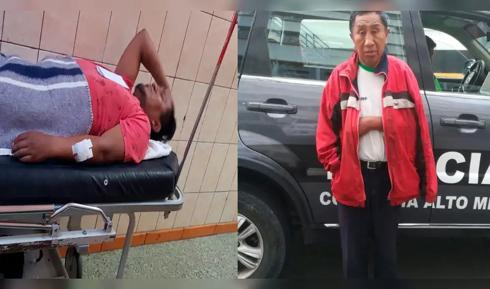 Arequipa: Anciano indica que acuchilló a su hijo en defensa propia 
