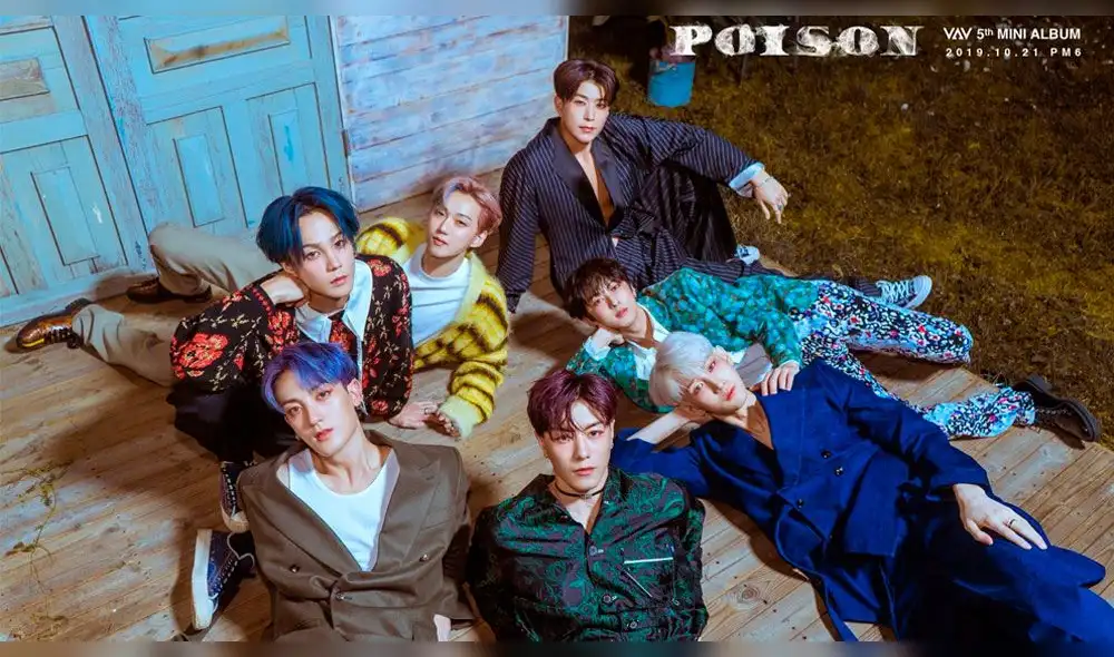 VAV debutó en el 2015 y cuenta actualmente con 7 integrantes. Su último regreso fue en octubre del 2019, con su mini álbum Poison.