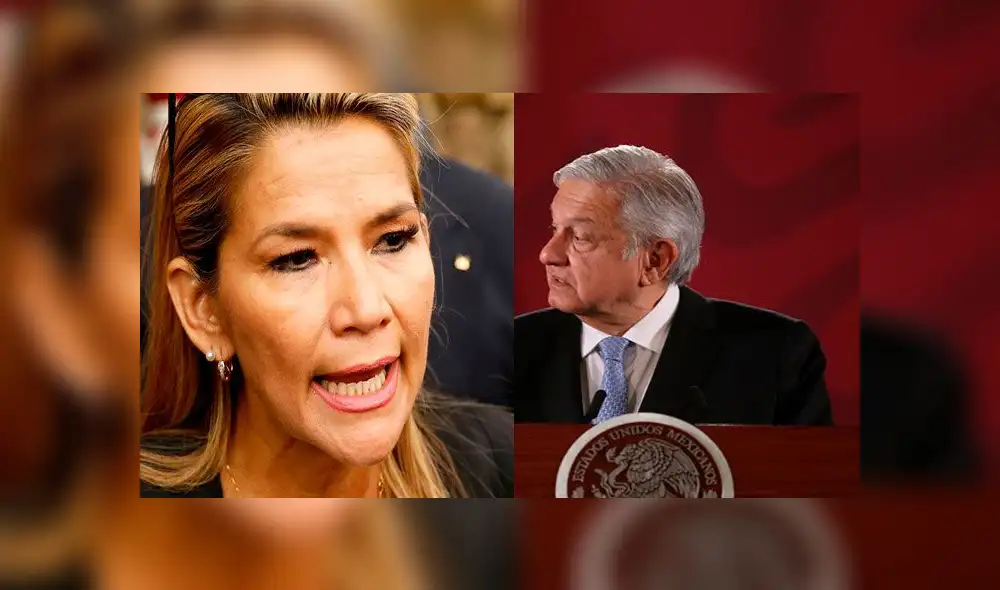 El Gobierno interino de Áñez acusó al de López Obrador de no cumplir con tratados internacionales. Foto: composición El Gobierno interino de Áñez acusó al de López Obrador de no cumplir con tratados internacionales. Foto: composición