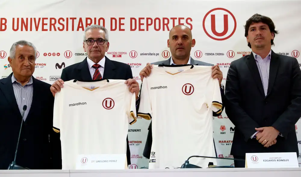 El uruguayo Gregorio Pérez se convirtió en el nuevo técnico de Universitario de Deportes. | Foto: GLR