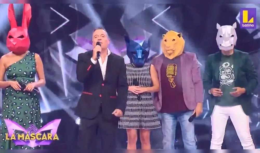 La máscara estrena su primer programa en la televisión peruana. Foto: Captura