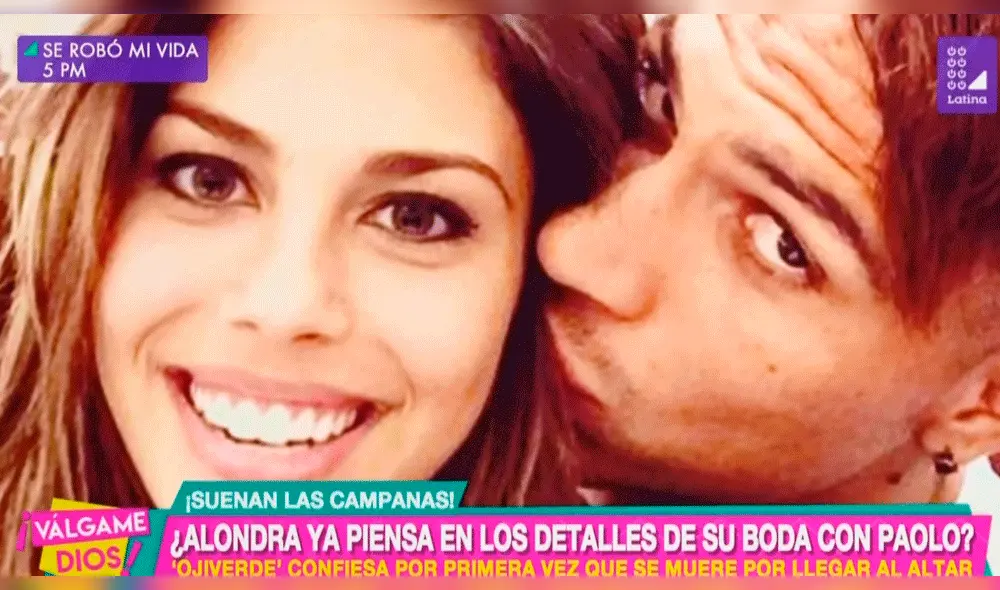 Alondra García Miró y Paolo Guerrero