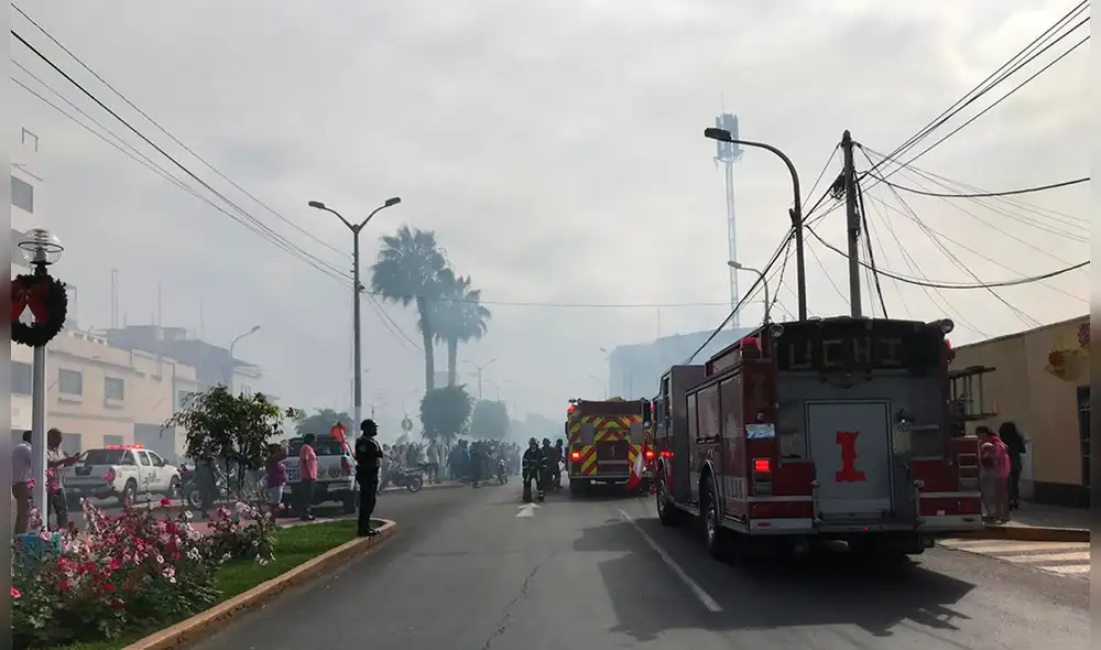 El incendio se registró a las 8:15 a.m.