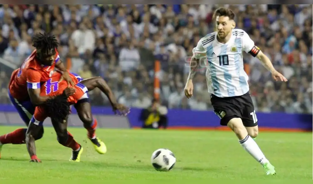Argentina vs Haití: Lionel Messi dejó en ridículo a dos rivales con brillante acción [VIDEO] 