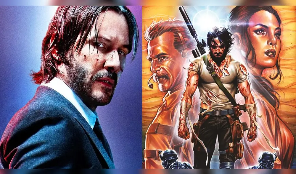 Keanu Reeves vuelve como un héroe inmortal. Crédito: composición Keanu Reeves vuelve como un héroe inmortal. Crédito: composición