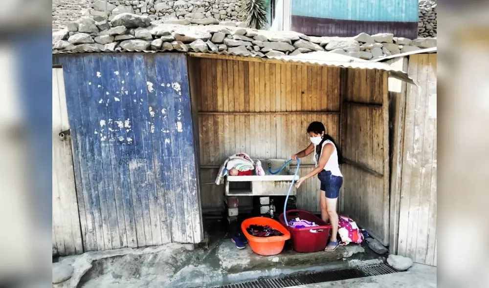 La Agrupación Familiar Virgen del Carmen registra unos 600 moradores. Foto: Luis Paucar.