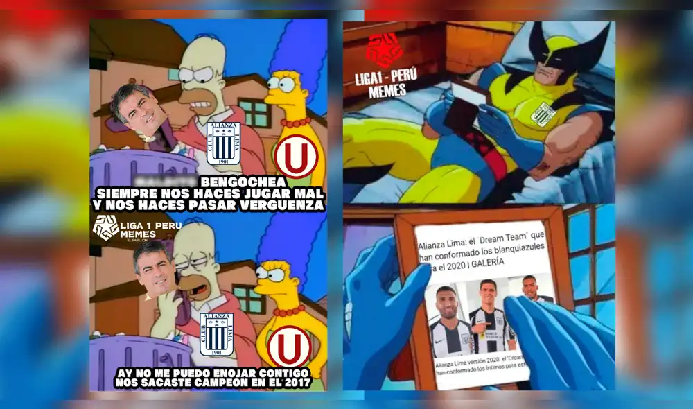 Universitario vs Alianza Lima: memes tras la derrota blanquiazul en el estadio Monumental. Foto: Facebook