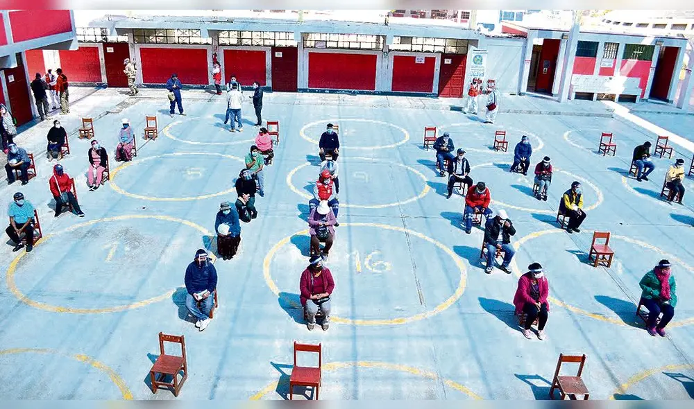 ATENCIÓN. Se realizaron pruebas rápidas en colegios y centros de salud de forma gratuita y masiva durante tres días.