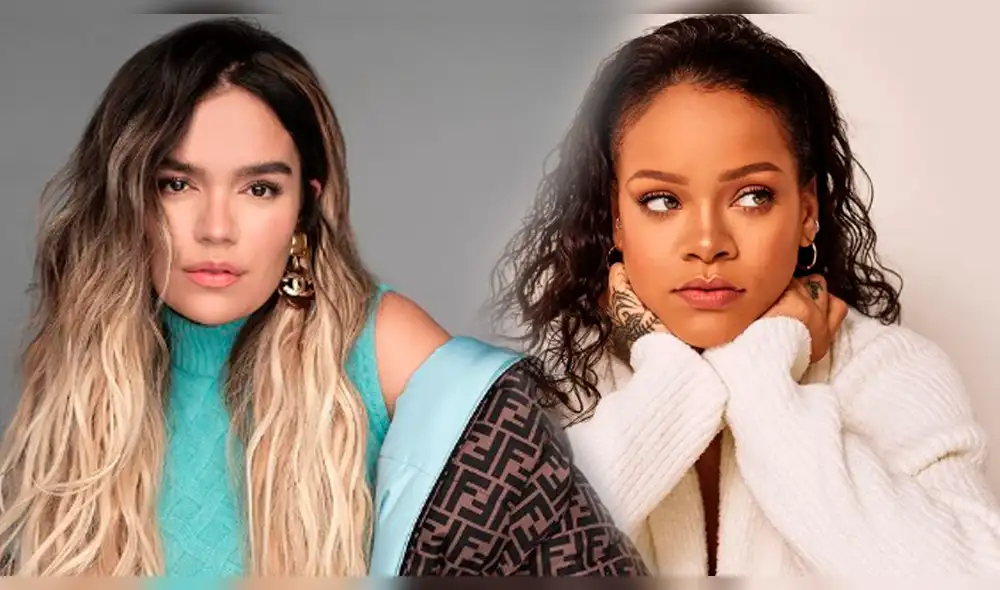 Karol G comparte foto junto a Rihanna en Instagram y asegura que no es Photoshop
