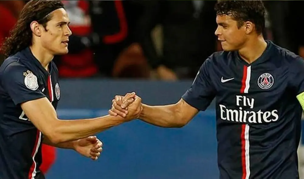Edinson Cavani y Thiago Silva dejarán PSG. | Foto: EFE