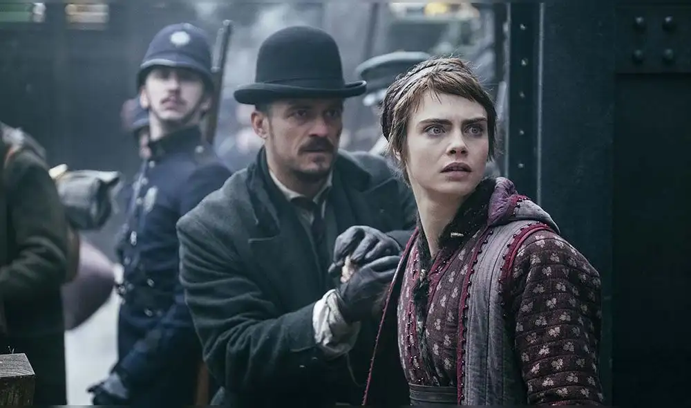 Orlando Bloom y Cara Delevingne estelarizan la nueva serie"Carnival Bloom".