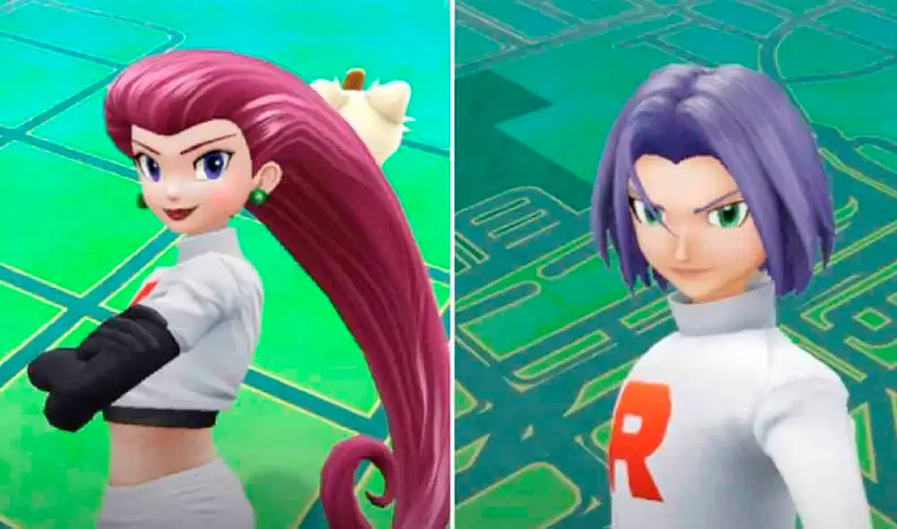 Jessie y James dejarán de aparecer en Pokémon GO. (Fotos Niantic) Jessie y James dejarán de aparecer en Pokémon GO. (Fotos Niantic)