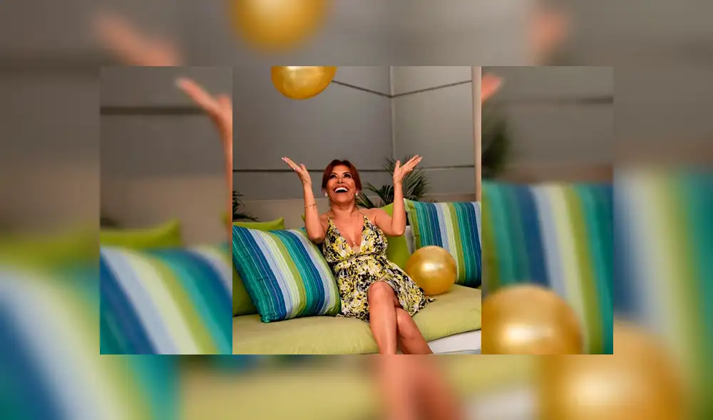 Magaly Medina festeja su primera semana de ‘Magaly TV, la firme’ en bikini