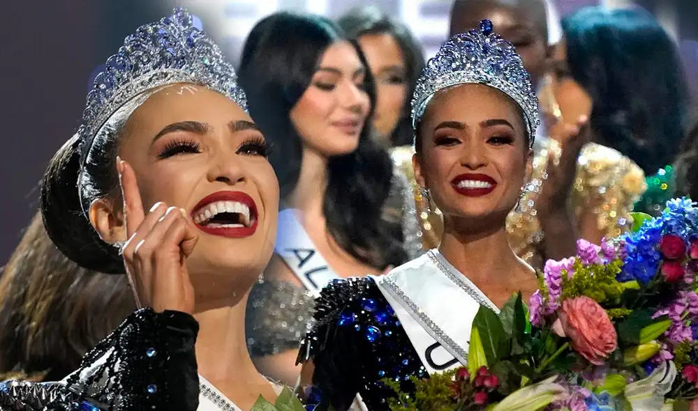 R’Bonney Gabriel se une a las nueve candidatas de Estados Unidos que levantaron la corona del Miss Universo. Foto: composición/Lapresse/difusión