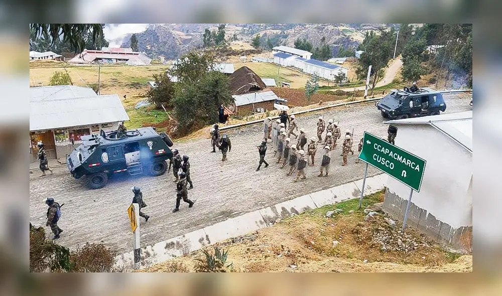liberada. Policía y Ejército custodian corredor minero.
