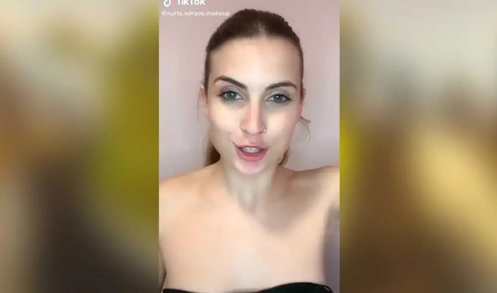 Desliza las imágenes para ver la increíble transformación que tuvo esta joven para ser idéntica al ogro Shrek. Foto: captura de TikTok/Nuria.adraos.makeup