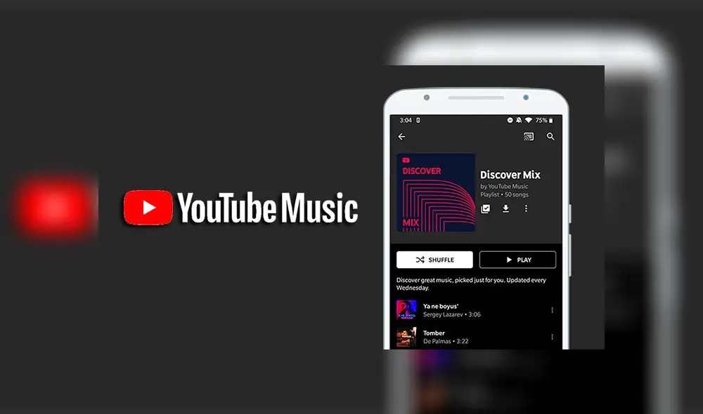 Llegan nuevas playlist a YouTube Music.