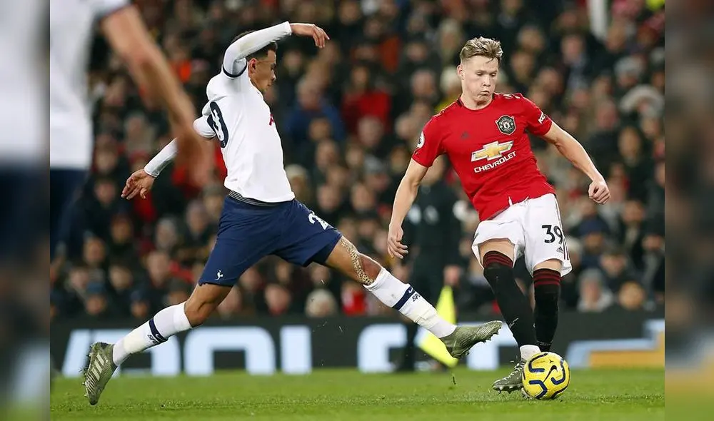 Manchester United vs. Tottenham EN VIVO: empatan 1-1 por la fecha 15 de la Premier League. Foto: EFE.
