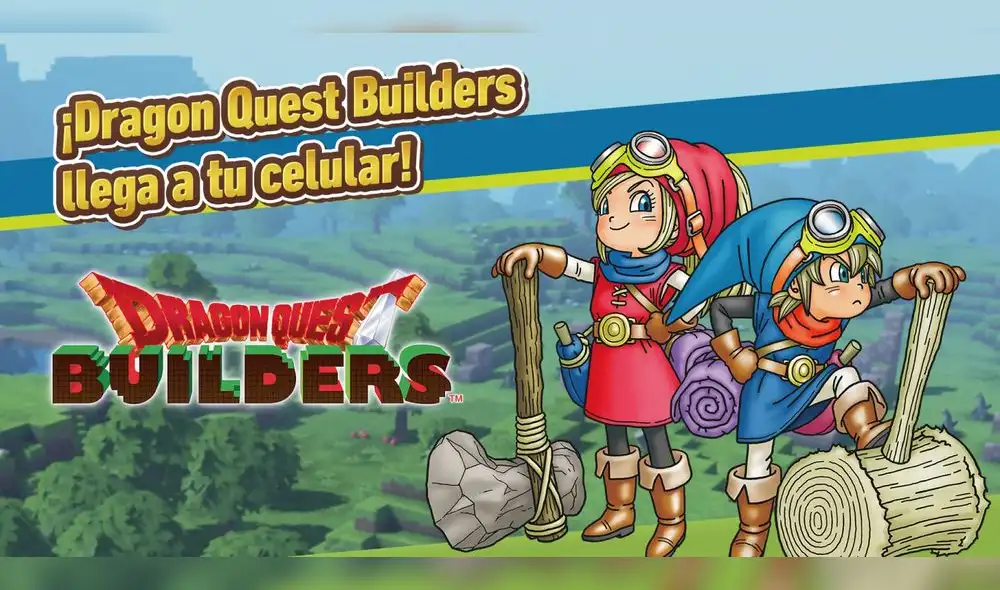 Portada de la versión móvil de DRAGON QUEST BUILDERS. Foto: Google Play