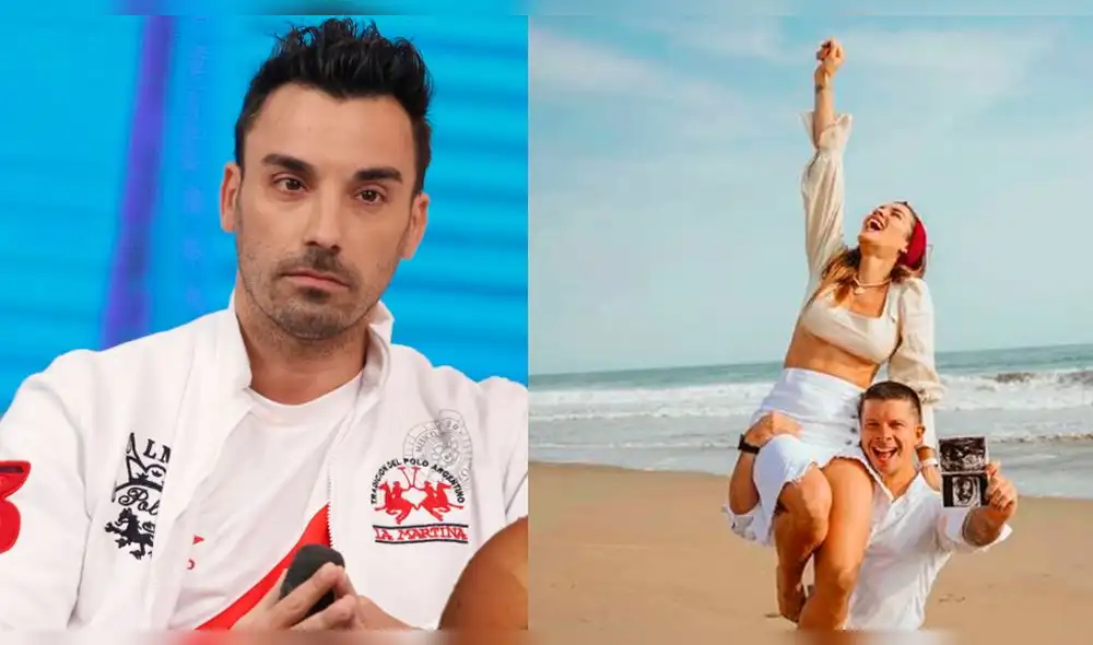 Santi Lesmes no quiere que Mario Hart y Korina Rivadeneira se tomen fotos en la playa. Foto: Archivo Santi Lesmes no quiere que Mario Hart y Korina Rivadeneira se tomen fotos en la playa. Foto: Archivo