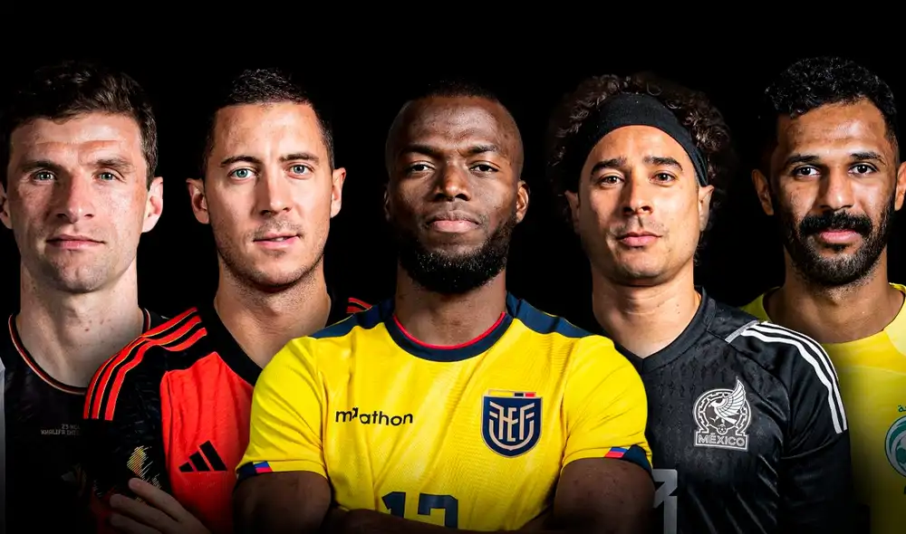 Las selecciones favoritas fueron eliminadas del Mundial Qatar 2022. Foto: composición Jazim Ceras/LR/ EFE