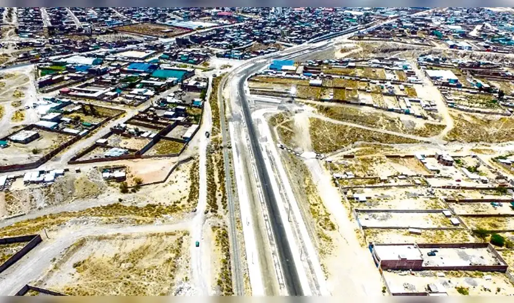 parada. Obra de 4 carriles en el Cono Norte está paralizada. Población de Cerro Colorado protesta porque vía iba a beneficiar a más de 200 mil personas.
