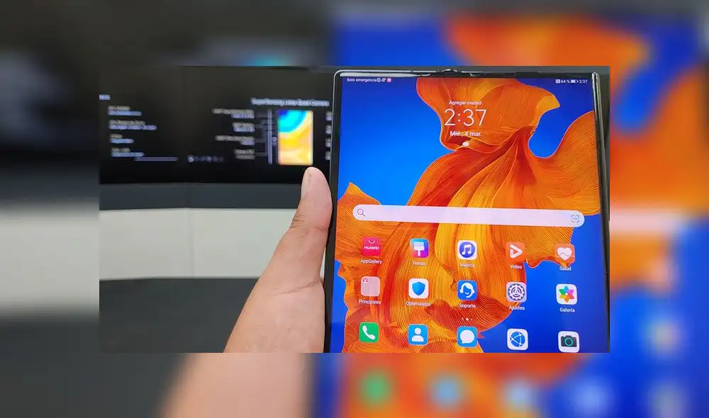 Huawei Mate Xs es una versión mejorada del modelo original.